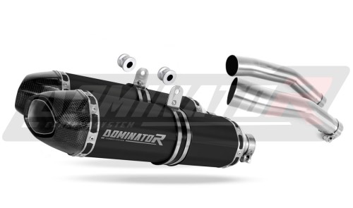 exhaust muffler DOMINATOR HP1 BLACK fits to Yamaha YZF R1 1000 RN19 2007  2008