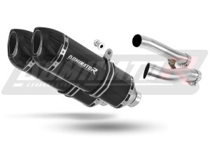 Yamaha XJR 1200 1995 - 1998 Terminale di Scarico Marmitta Silenziatore HP1 NERO + dB killer