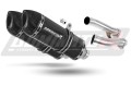 scarico silenziatore DOMINATOR HP1 nero adatto alla moto Yamaha XJR 1300 1999 - 2006
