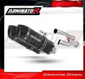 scarico silenziatore DOMINATOR HP1 nero adatto alla moto Yamaha XJR 1300 1999 - 2006 2