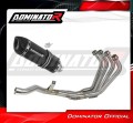 impianto di scarico completo con silenziatore DOMINATOR Full System HP1 nero adatto alla moto Yamaha XJ 6N / S / F 2009 - 2016 2