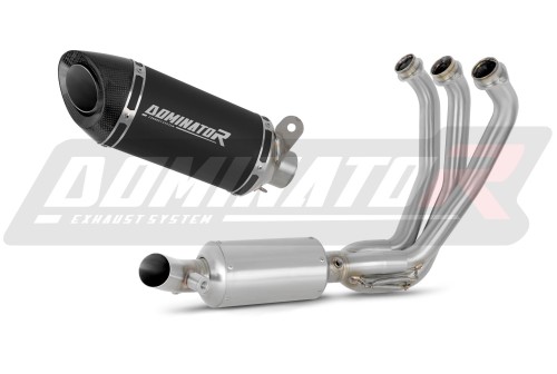 impianto di scarico completo con silenziatore DOMINATOR Full System HP8 nero adatto alla moto Yamaha XSR 900 / GP 2024