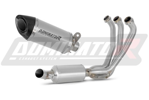 impianto di scarico completo con silenziatore DOMINATOR Full System titanio HP8 adatto alla moto Yamaha XSR 900 / GP 2024
