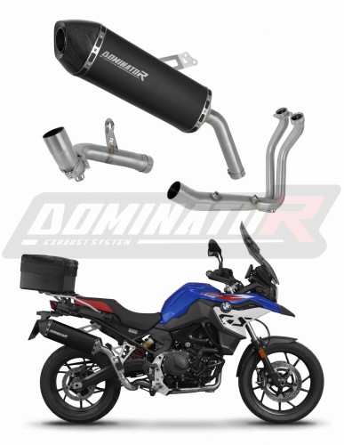 complete exhaust system with muffler DOMINATOR Full System HP7 BLACK fits to BMW F800GS 2024