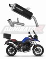 BMW F850GS Adventure 2016 - 2023 EXHAUST Muffler Auspuff Sportauspuff Silencer Echappement Silencieux Scarico Scarichi Escape Wydech Tłumik P7 BLACK Dominator Exhaust System x