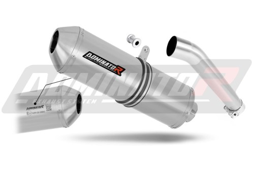 scarico silenziatore DOMINATOR omologato OVR adatto alla moto Yamaha YZF 600 R Thundercat 1996 - 2006 3