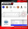 scarico silenziatore DOMINATOR OVR adatto alla moto Yamaha XT 600 TENERE 1987 - 1989 3