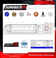 exhaust muffler DOMINATOR homologated road legal HP1 BLACK fits to Honda CBR 600F PC41 2011  2015 3