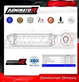 scarico silenziatore DOMINATOR HP1 nero adatto alla moto Aprilia Pegaso 650 1997 - 2000 4