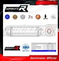 exhaust muffler DOMINATOR HP1 BLACK fits to Aprilia Tuono 1000 R 2006  2010 3