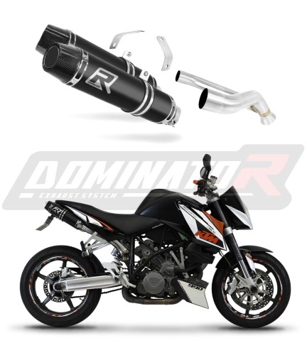 scarico silenziatore DOMINATOR HP3 nero adatto alla moto KTM 990 SUPER Duke 2005 - 2013 2