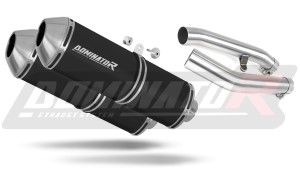 Yamaha FJR 1300 2001 - 2005 Terminale di Scarico Marmitta Silenziatore OVR NERO + dB killer