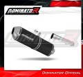 scarico silenziatore DOMINATOR OVR nero adatto alla moto Yamaha FZS FAZER 1000 2001 - 2005 2