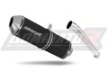 scarico silenziatore DOMINATOR OVR nero adatto alla moto Yamaha FZR 1000 1991 - 1994