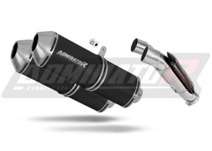 Yamaha TRX 850 1995 - 2000 Terminale di Scarico Marmitta Silenziatore OVR NERO + dB killer
