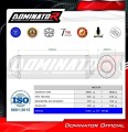 wydech tłumik DOMINATOR OVR CZARNY pasujący do motocykla Yamaha TRX 850 1995 - 2000 2