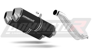 Yamaha XT 660 X 2004 - 2016 Terminale di Scarico Marmitta Silenziatore OVR NERO + dB killer