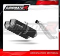 scarico silenziatore DOMINATOR OVR nero adatto alla moto Yamaha XT 660 X 2004 - 2016 2