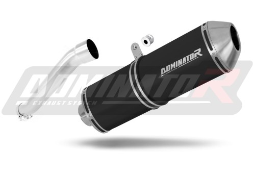 scarico silenziatore DOMINATOR OVR nero adatto alla moto Yamaha XT 660 Z TENERE 2008 - 2016