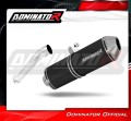 scarico silenziatore DOMINATOR OVR nero adatto alla moto Yamaha XT 660 Z TENERE 2008 - 2016 2