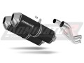 wydech tłumik DOMINATOR OVR CZARNY pasujący do motocykla Aprilia Pegaso 650 Strada 2007 - 2010
