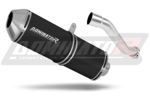 Yamaha XT 600 1990 - 2004 Terminale di Scarico Marmitta Silenziatore OVR NERO + dB killer