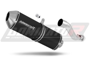 Yamaha XT 600 1982 - 1986 43F Terminale di Scarico Marmitta Silenziatore OVR NERO + dB killer