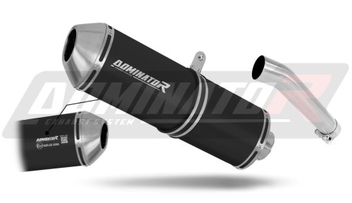 scarico silenziatore DOMINATOR omologato OVR nero adatto alla moto Yamaha FZS FAZER 600 1998 - 2003