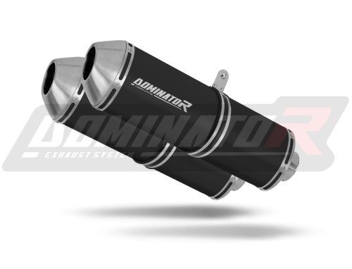 exhaust muffler DOMINATOR OVR BLACK fits to Triumph SPEED TRIPLE 1050 2005  2010