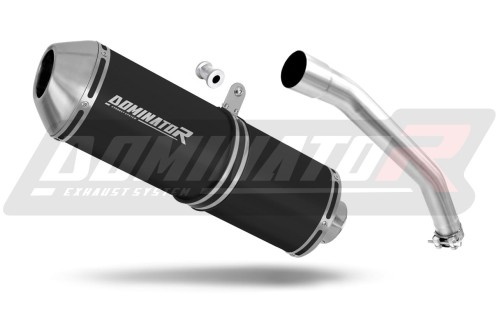 scarico silenziatore DOMINATOR OVR nero adatto alla moto Triumph TIGER 900 T709 1999 - 2000