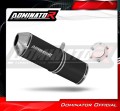 scarico silenziatore DOMINATOR OVR nero adatto alla moto Triumph TT 600  3