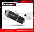 scarico silenziatore DOMINATOR OVR nero adatto alla moto SYM CITYCOM 300i 2007 - 2014 2