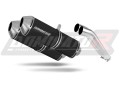 scarico silenziatore DOMINATOR OVR nero adatto alla moto Suzuki GSX 1400 2001 - 2005