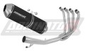 impianto di scarico completo con silenziatore DOMINATOR Full System OVR nero adatto alla moto Suzuki GSX 1250 FA 2010 - 2016