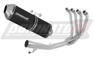 Suzuki GSF 1250 N / S BANDIT 2007 - 2016 Impianto di scarico Collettori Marmitta Silenziatore OVR NERO + dB killer