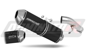 Suzuki GSF 1250 N / S BANDIT 2007 - 2016 EU Omologato approvato Terminale di Scarico Silenziatore OVR NERO