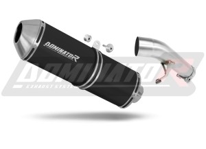 Suzuki GSF 1250 N / S BANDIT 2007 - 2016 Terminale di Scarico Marmitta Silenziatore OVR NERO + dB killer