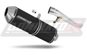 Suzuki GSX 1200 INAZUMA 1999 - 2000 Terminale di Scarico Marmitta Silenziatore OVR NERO + dB killer