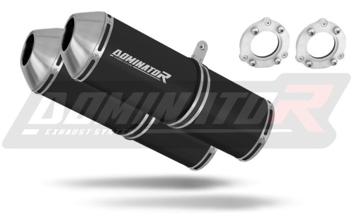 wydech tłumik DOMINATOR OVR CZARNY pasujący do motocykla Suzuki TL 1000 S 1997 - 2000 3