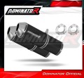 exhaust muffler DOMINATOR OVR BLACK fits to Suzuki SV 1000 N 2003  2007 2