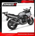 scarico silenziatore DOMINATOR S6 adatto alla moto Suzuki GSF BANDIT 600 2000 - 2004 2