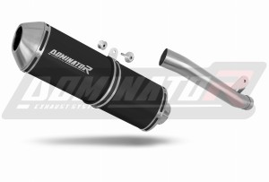 Suzuki GSXR 1000 K1 - K4 2001 - 2004 Terminale di Scarico Marmitta Silenziatore OVR NERO + dB killer