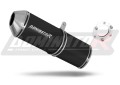 scarico silenziatore DOMINATOR OVR nero adatto alla moto Suzuki GSXR 750 SRAD 1996 - 1999