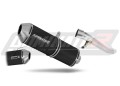 scarico silenziatore DOMINATOR omologato OVR nero adatto alla moto Suzuki GSXF 750 1998 - 2006