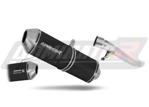 Suzuki GSXF 750 1998 - 2006 EU Omologato approvato Terminale di Scarico Silenziatore OVR NERO
