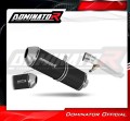 scarico silenziatore DOMINATOR omologato OVR nero adatto alla moto Suzuki GSXF 750 1998 - 2006 2