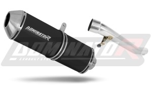 Suzuki GSXF 750 1998 - 2006 Terminale di Scarico Marmitta Silenziatore OVR NERO + dB killer