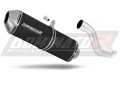 exhaust muffler DOMINATOR OVR BLACK fits to Suzuki XF 650 Freewind 1997  2003