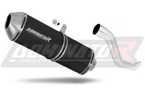 Suzuki XF 650 Freewind 1997 - 2003 Terminale di Scarico Marmitta Silenziatore OVR NERO + dB killer