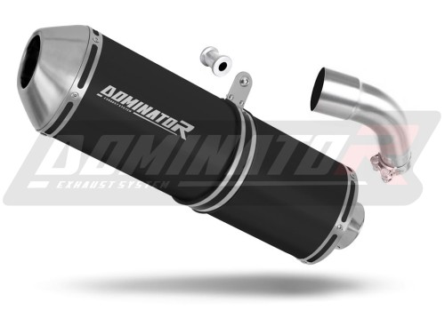 scarico silenziatore DOMINATOR OVR nero adatto alla moto Suzuki SV 650 2016 - 2023